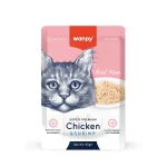 پوچ گربه ونپی مرغ و میگو | wanpy pouch chicken & shrimp