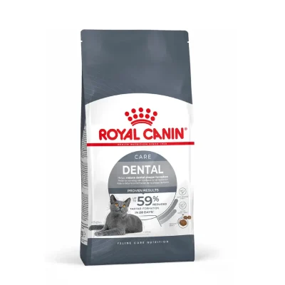 غذای خشک گربه رویال کنین مدل دنتال کر (Royal Canin Dental Care) | مناسب حساسیت دهان و دندان گربه