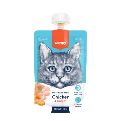 پودینگ ونپی گربه مرغ و هویچ | wanpy pudding chicken & carrot