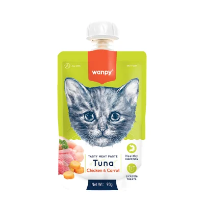 پودینگ ونپی گربه تن و مرغ و هویچ | wanpy pudding Tuna & chicken & carrot