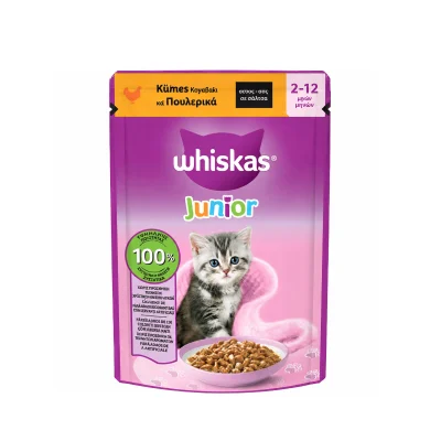 پوچ ویسکاس جونیور میکس طیور ترک | Turkish whiskas junior