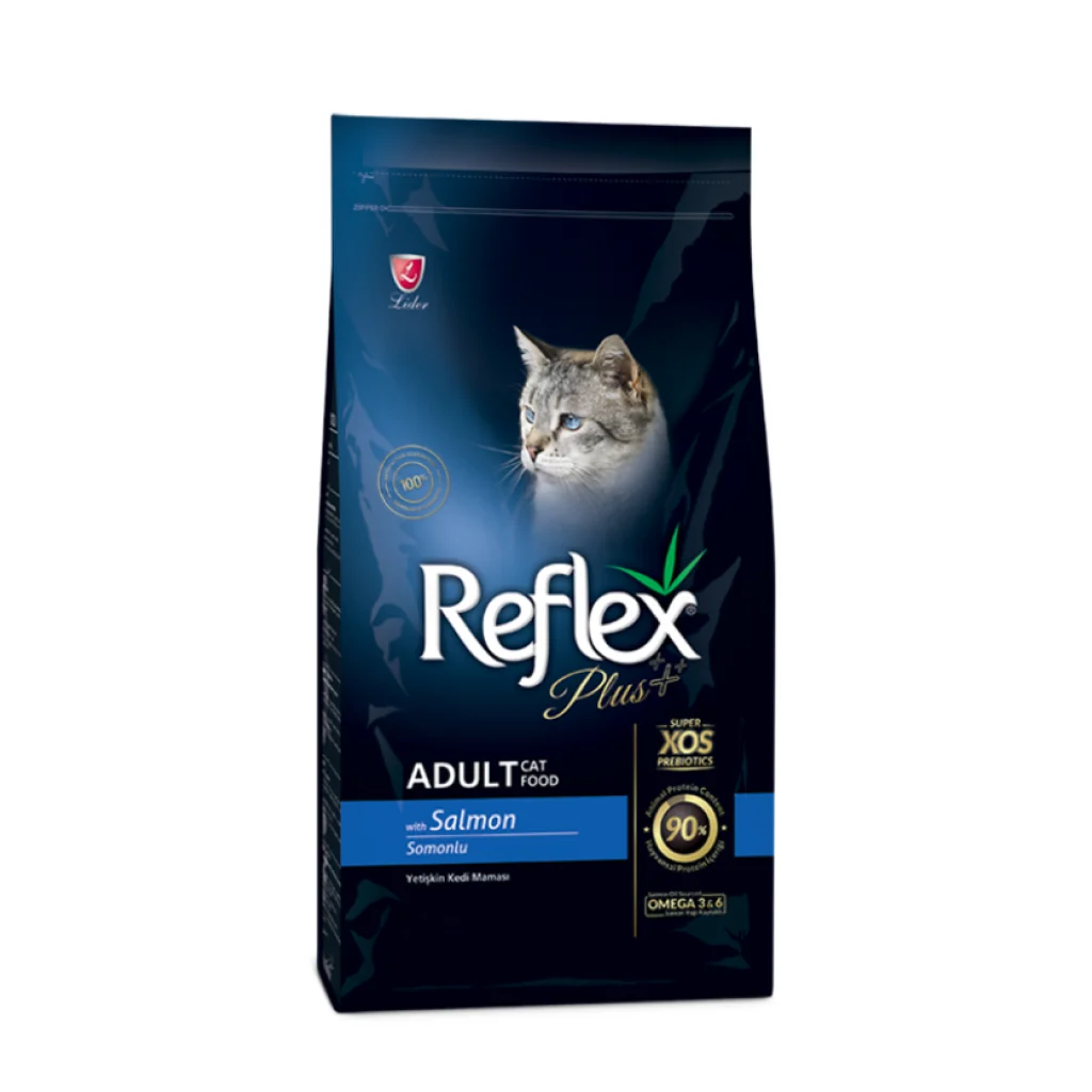غذا خشک گربه بالغ رفلکس پلاس طعم سالمون | Reflex plus adult with salmon