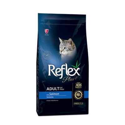 غذا خشک گربه بالغ رفلکس پلاس طعم سالمون | Reflex plus adult with salmon