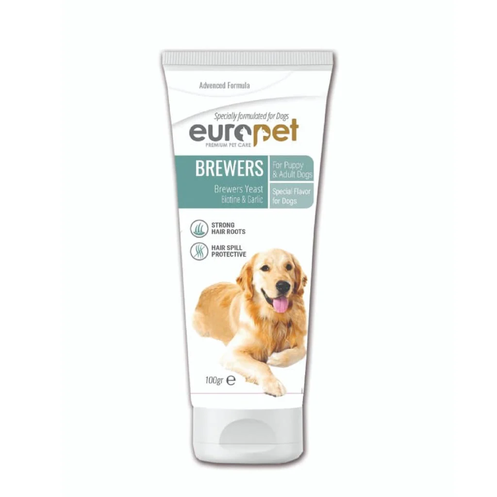 خمیر مخمر پوست و مو سگ یوروپت | Europet Brewers Paste Dog