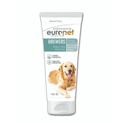 خمیر مخمر پوست و مو سگ یوروپت | Europet Brewers Paste Dog