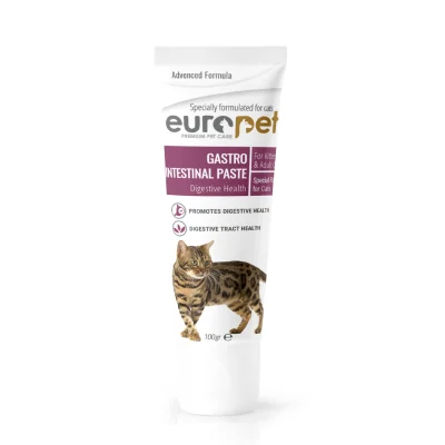 خمیر گوارشی گربه یوروپت (Europet Gastrointestinal Paste for cats) | مناسب گوارش گربه
