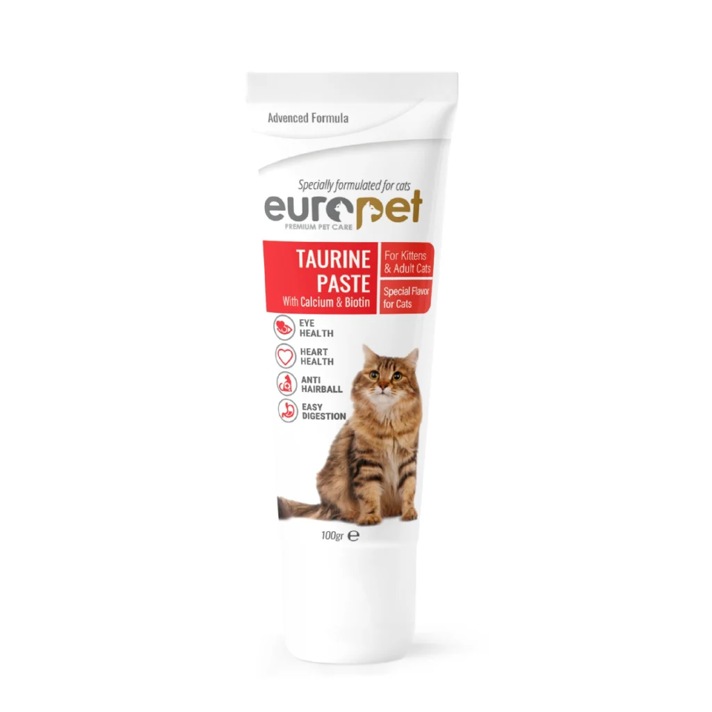 خمیر تائورین گربه یوروپت (Europet Taurine Paste for cats) | مناسب کلیه گربه