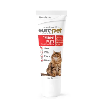 خمیر تائورین گربه یوروپت (Europet Taurine Paste for cats) | مناسب کلیه گربه