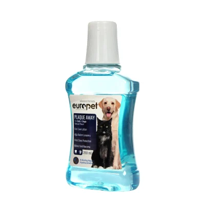 دهان‌شویه مایع سگ و گربه یوروپت | Europet Plaque Away