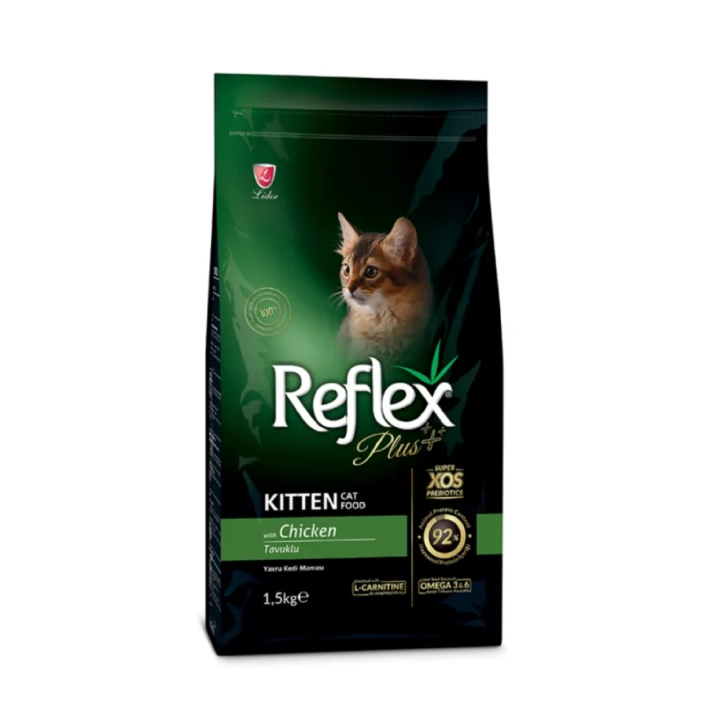 غذا خشک گربه رفلکس پلاس کیتن طعم مرغ | Reflex plus kitten with chicken