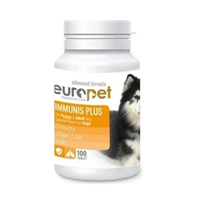 قرص تقویت ایمنی پاپی و سگ ادالت یوروپت | Europet Dog Immunis Plus Tablet