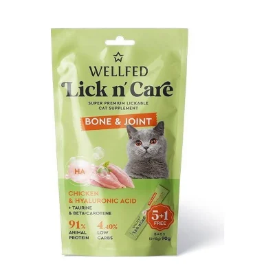 بستنی گربه ولفت 5+۱ عددی | Wellfed Lickable Cream 5+1